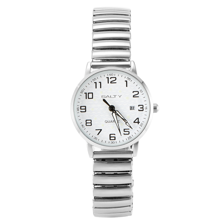 White & Round Dial Wrist Watch For Women