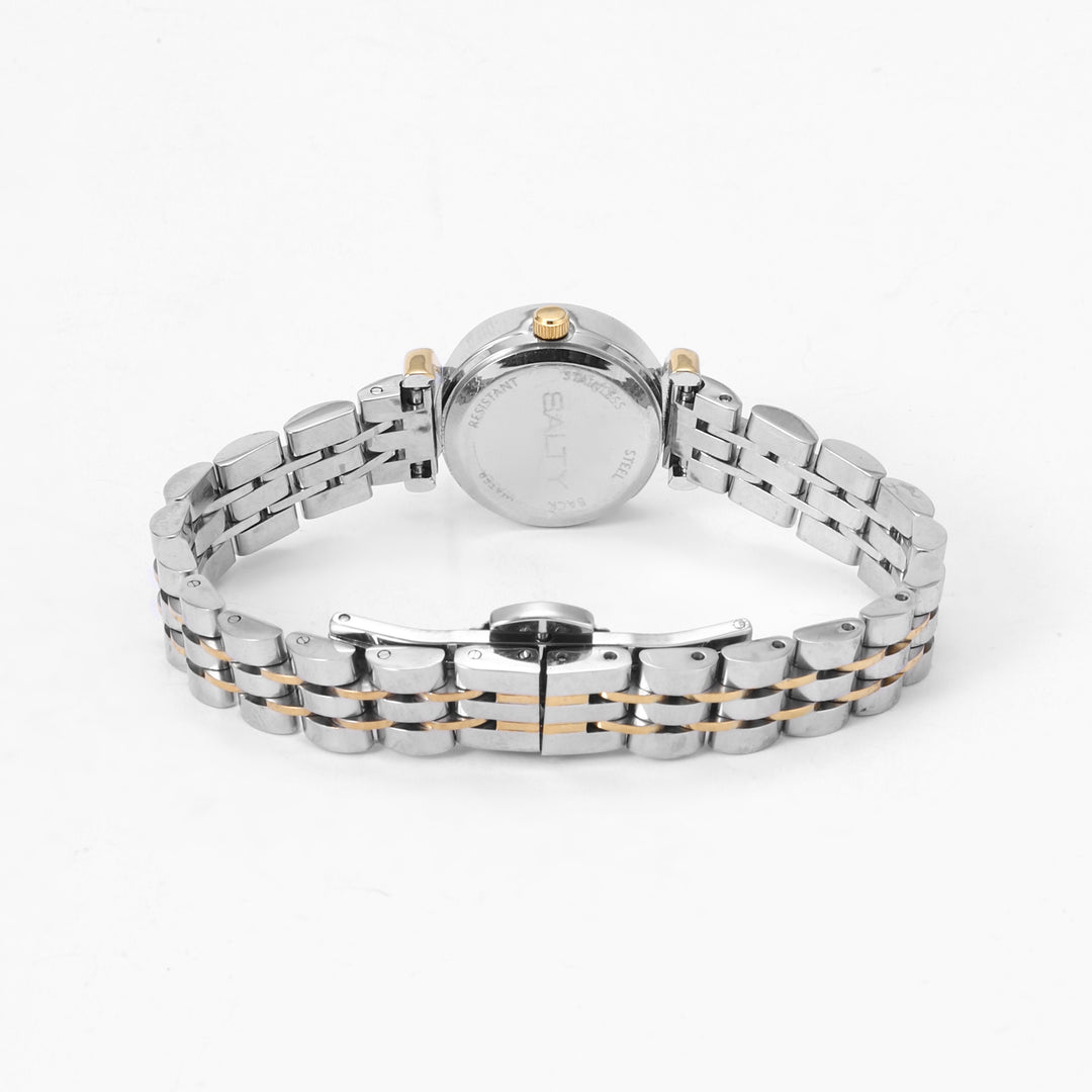 2 Tone Luxe Loop Dial Chic Watch