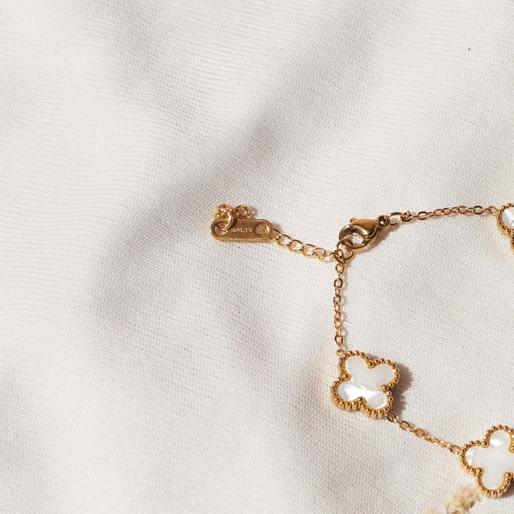 White Dove Clover Affair Jewellery Set - Salty Accessories