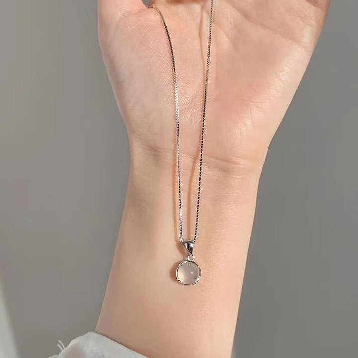 Moon Stone Healing Silver Chain