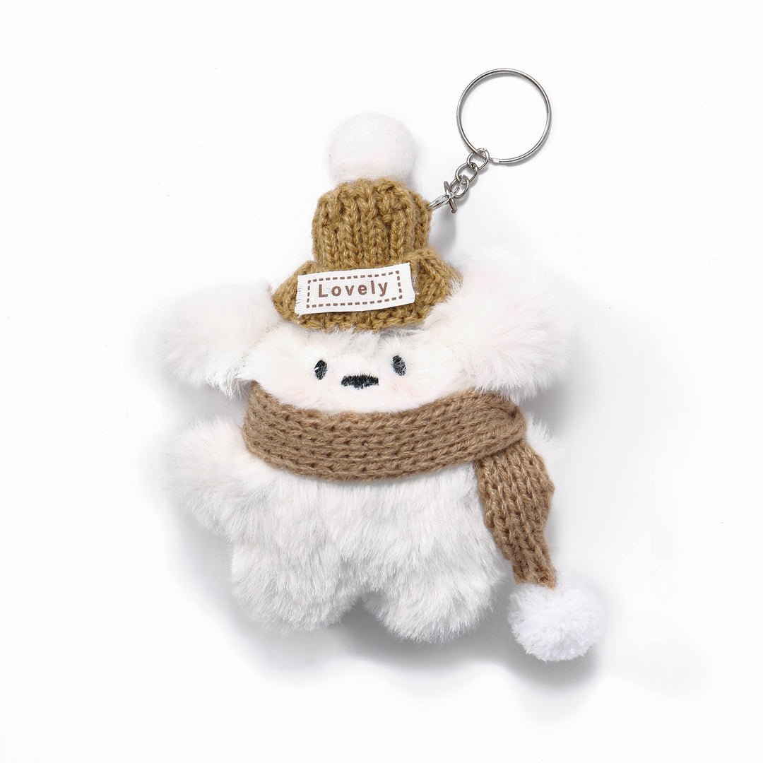 Plush Snowbark Dog Bag Charm