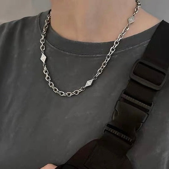 Mens big store silver chain