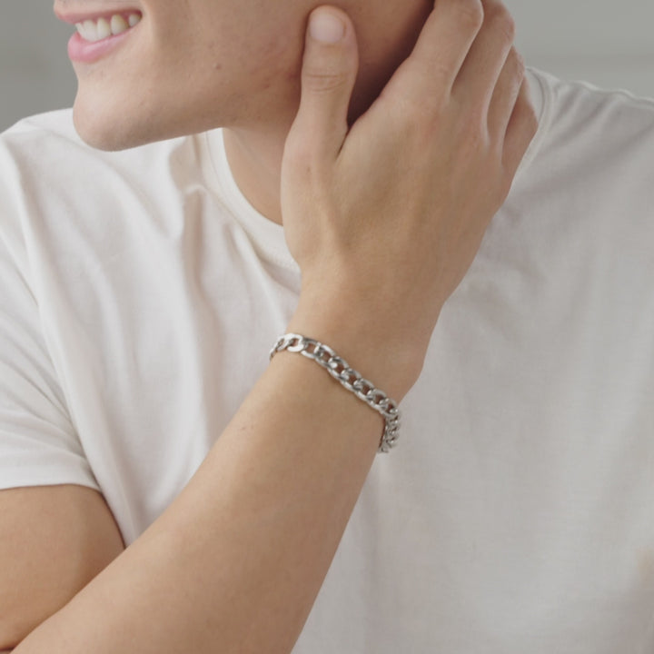 Classic Cuban Silver Bracelet
