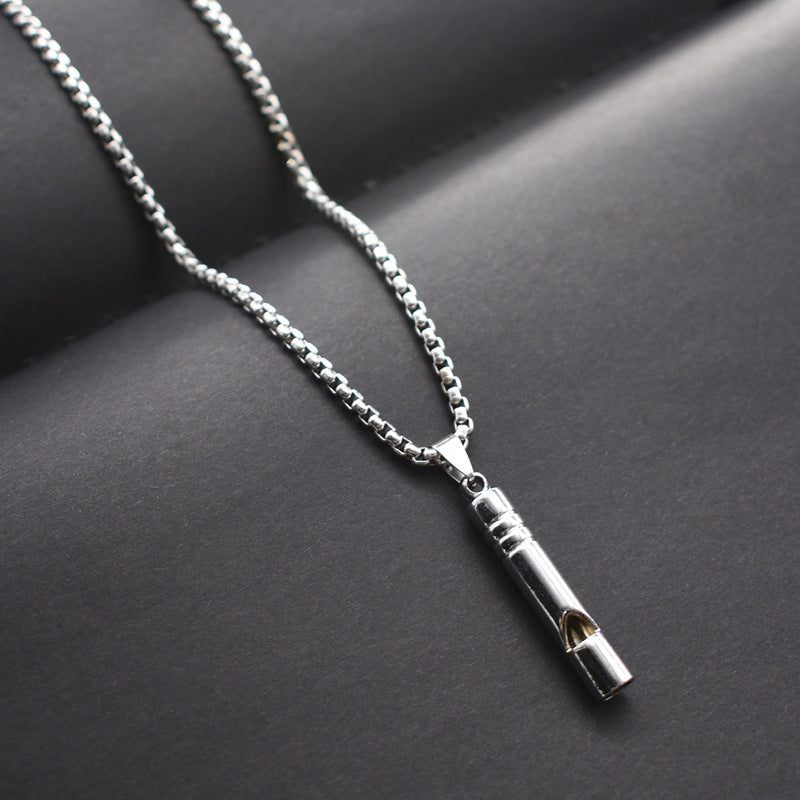 Viking horn Silver Chain