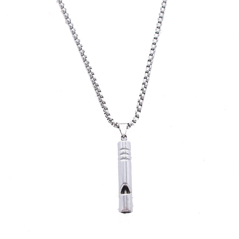 Viking horn Silver Chain