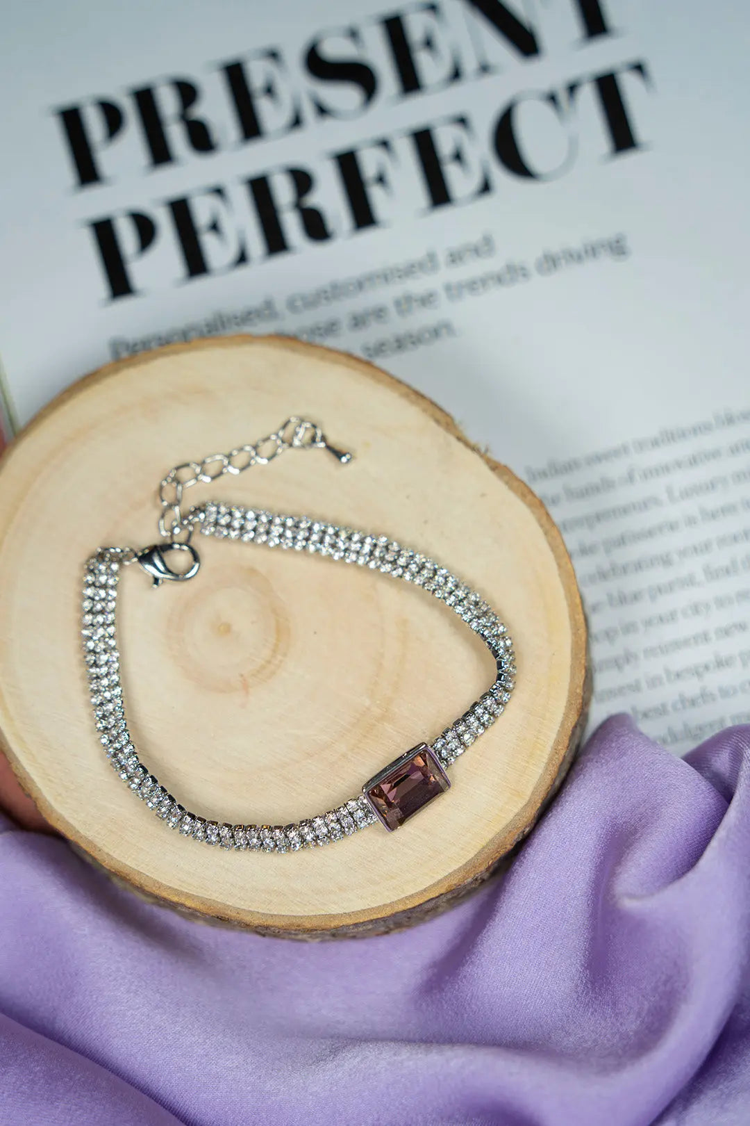 Classic Ruby Charm Bracelet