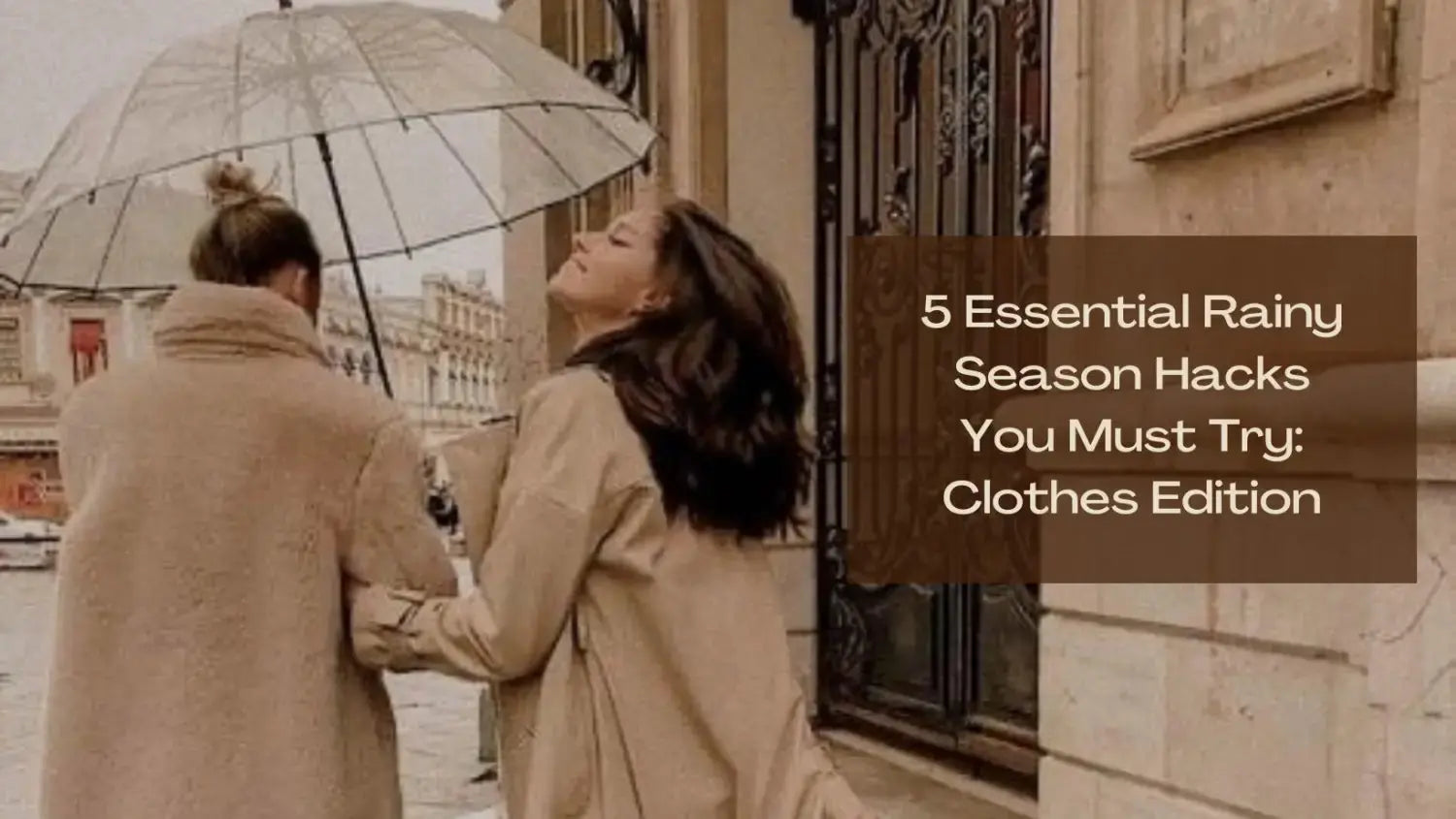 5 Essential Rainy Season Hacks You Must Try: Clothes Edition | Salty