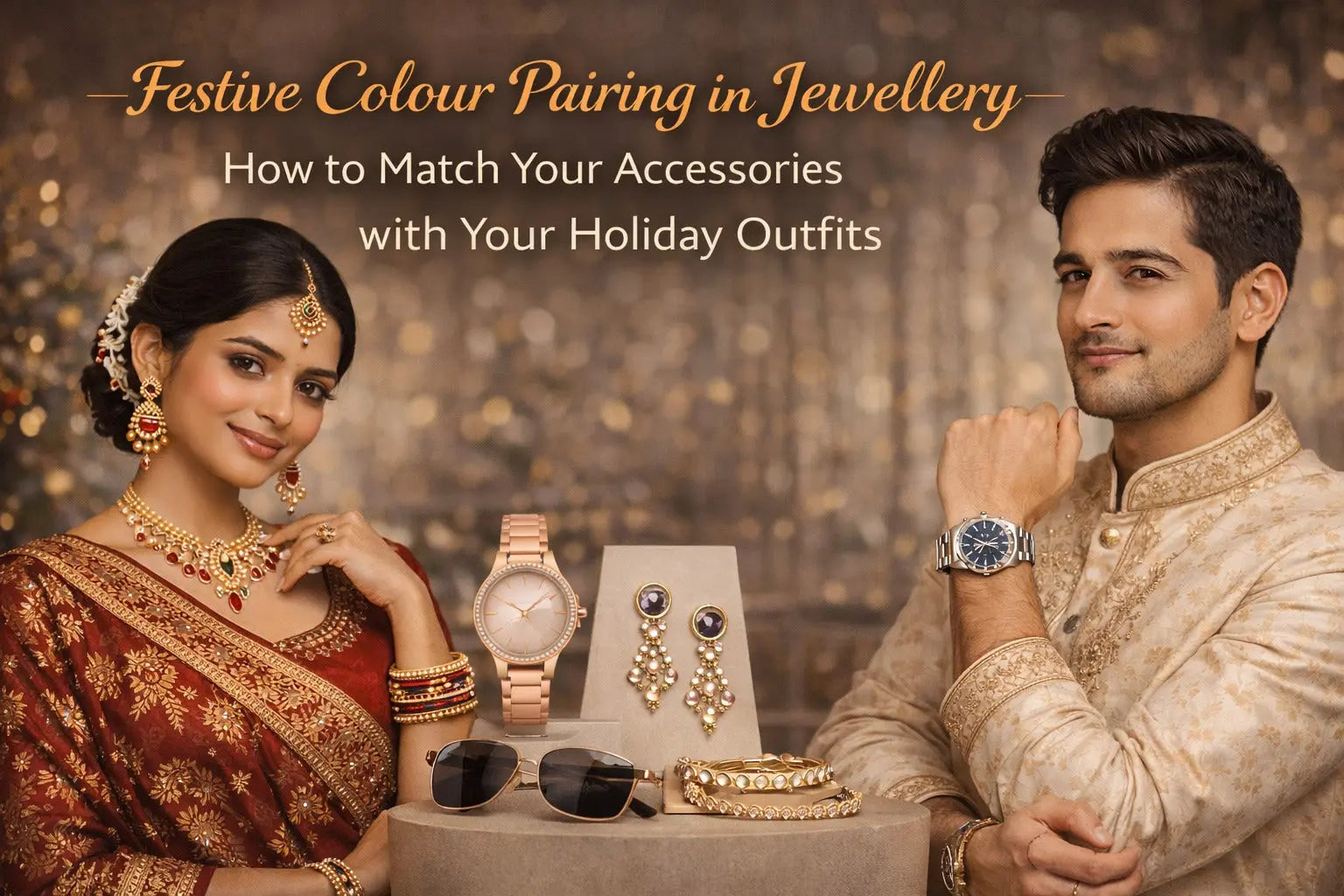 Festive-Colour-Pairing-in-Jewellery-How-to-Match-Your-Accessories-with-Your-Holiday-Outfits Salty Accessories