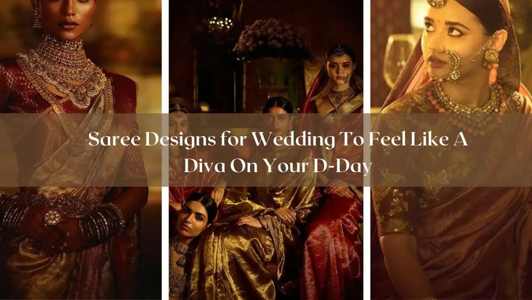 Saree Designs for Wedding To Feel Like A Diva On Your D-Day | Salty