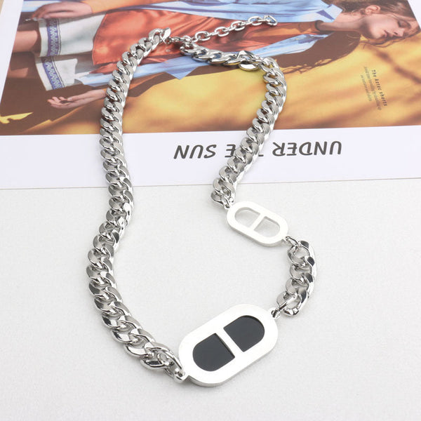 Bold Rebellion Silver Chain