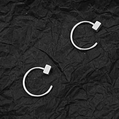 Bare Essentials Silver Earrings