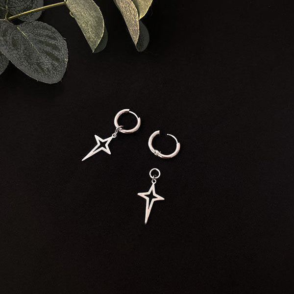 Silver Stardust Earrings