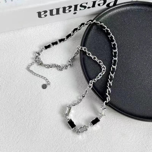 Monochrome Ebony Necklace