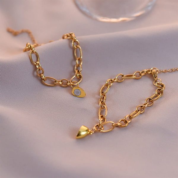 Us Together Golden Magnetic Bands (Set Of 2 )