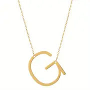 Chic Alphabet Golden Necklace