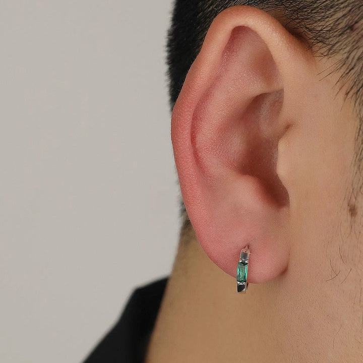 Classic Round Emerald Earrings | Salty