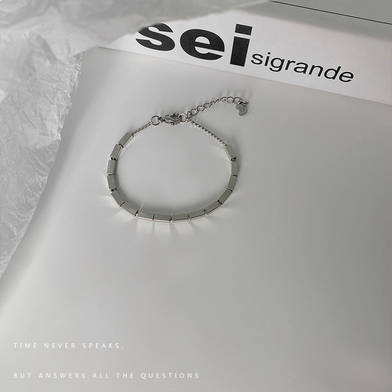 Gleaming Silver Bracelet | Salty