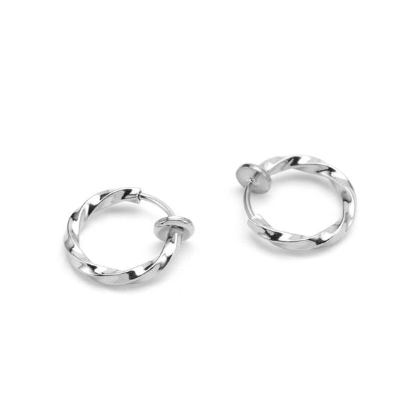 Non-Pierced Sartorial Minimal Earrings