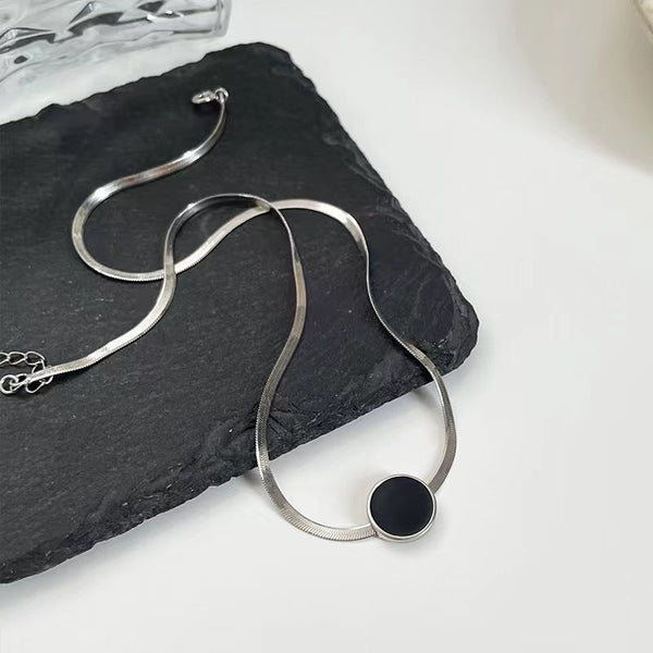 Steel & Shadows Necklace