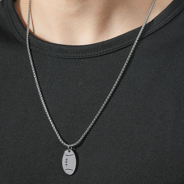 Rugby Silver Chain