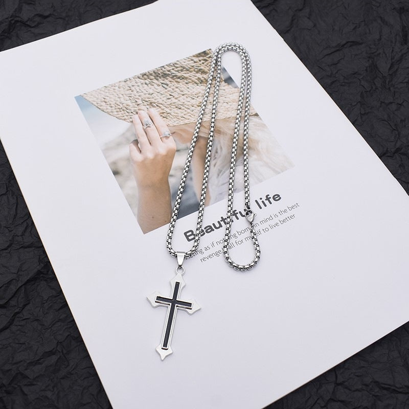 Black Crossway Pendant | Salty