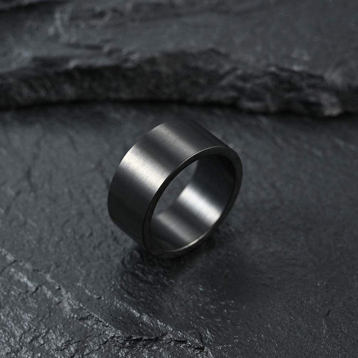 Stocky Daily Wear Ring - Black | Salty