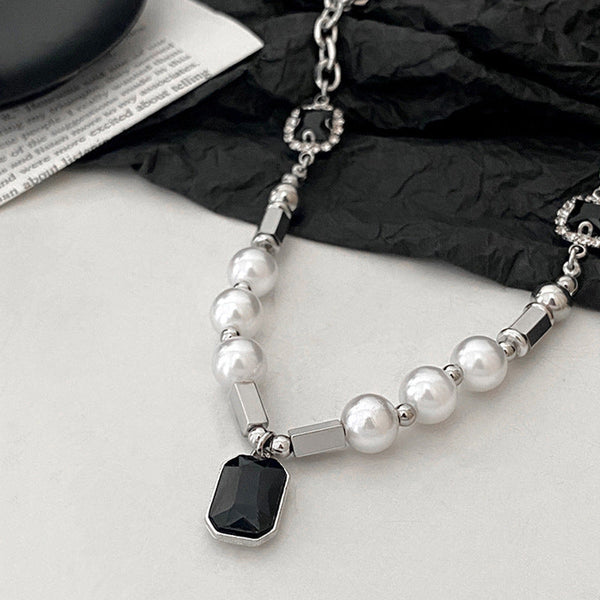 Lunar Moon Pearl Necklace