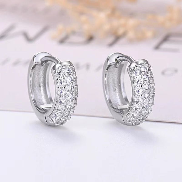 Modern Diamond Earrings