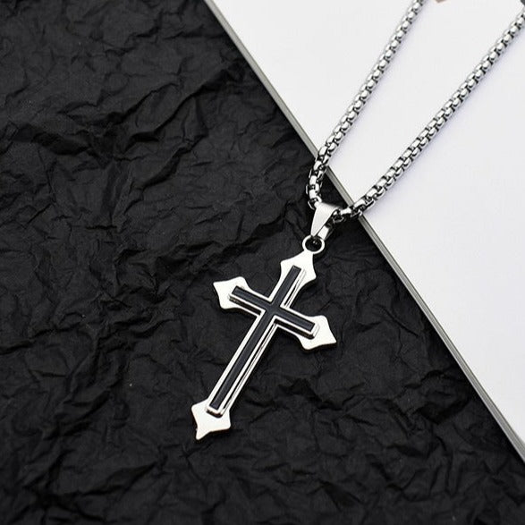 Black Crossway Pendant | Salty