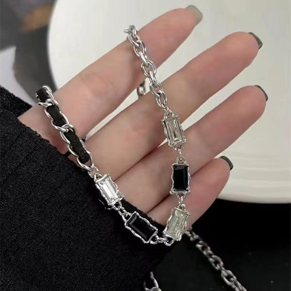 Monochrome Ebony Necklace