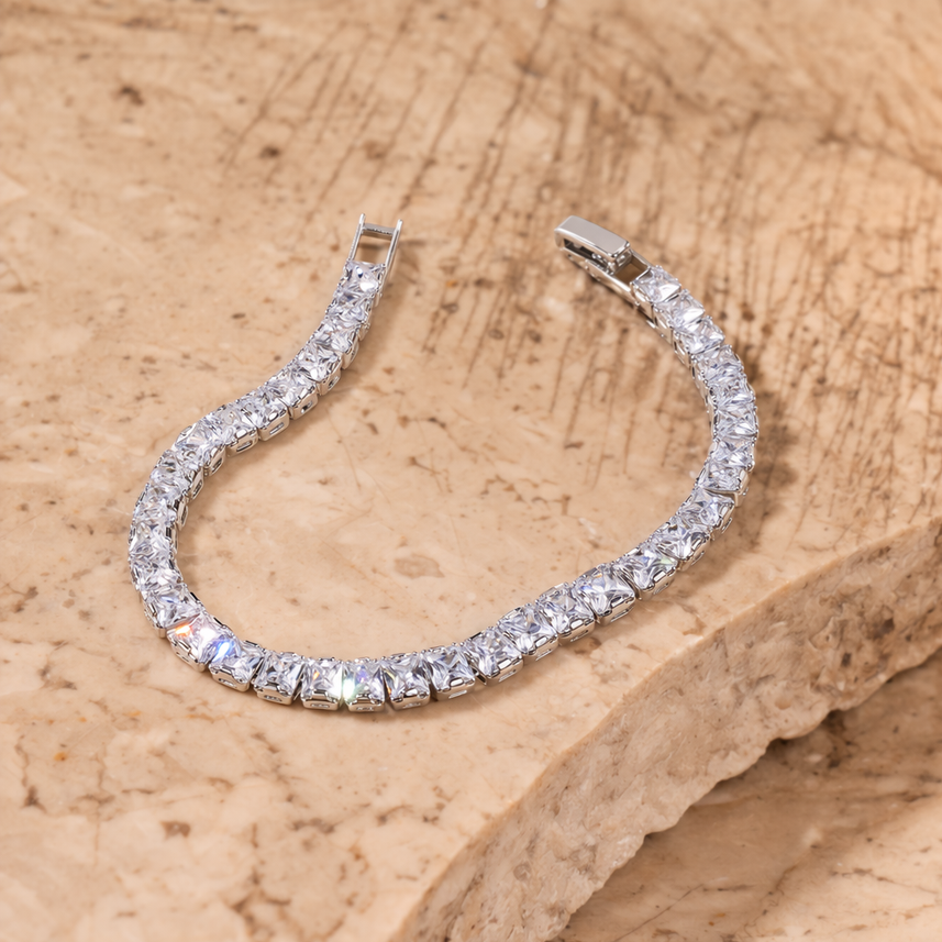 Crystal Ice Tennis Bracelet