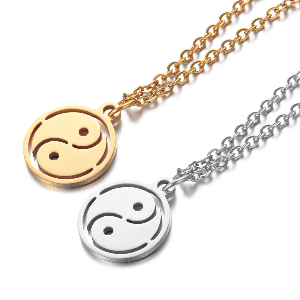 Yin-yang necklace - Gold Salty