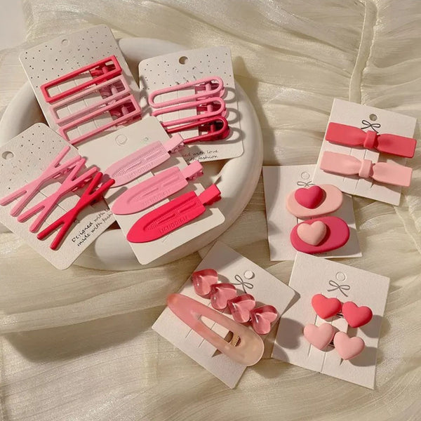 Set of 20 Beauty in Pink Hair Pins