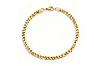 Golden Curb Chain Bracelet