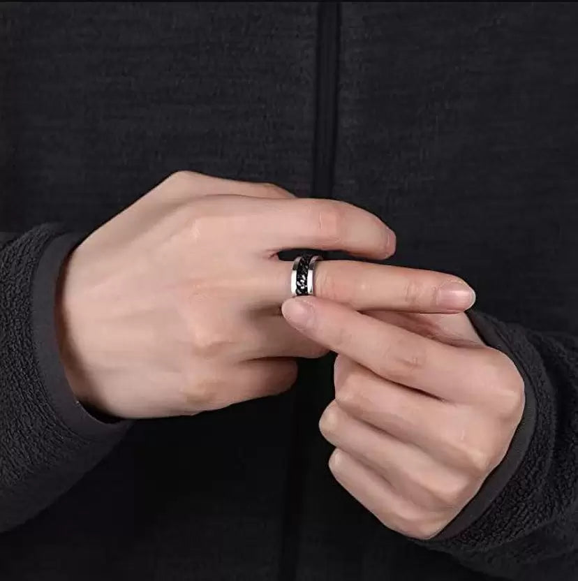 Jared Black Chain Ring