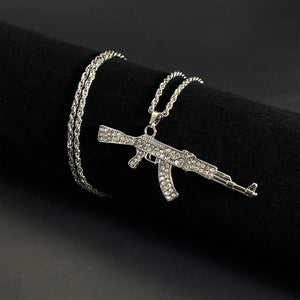 Ak 47 Silver Chain