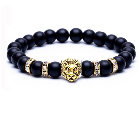 Lion Golden Beaded Band - Salty Accessories