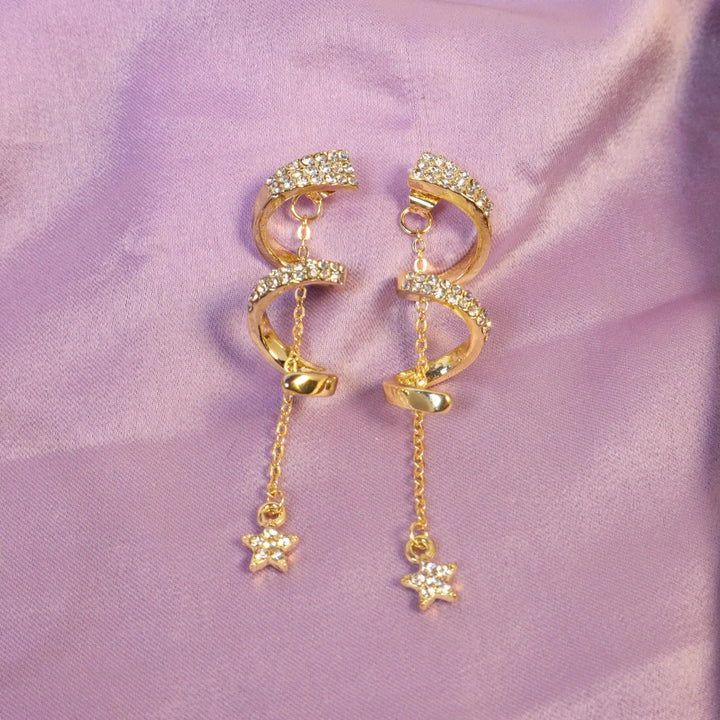 2-In-1 Spiral Wind Chime Earrings