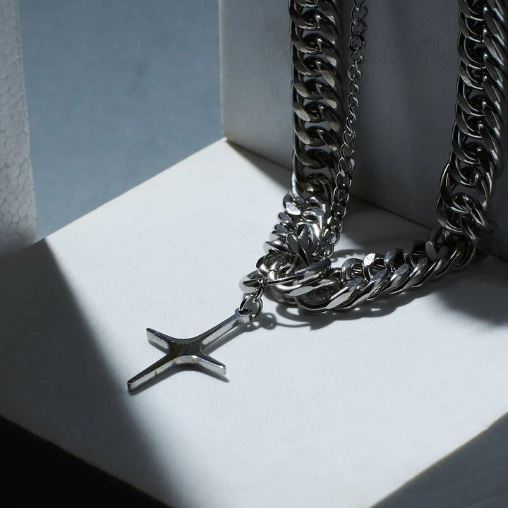 2 in 1 Starstruck Silver Necklace and Earring - Salty Accessories