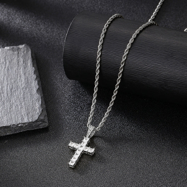 James The Great Cross Chain - Silver