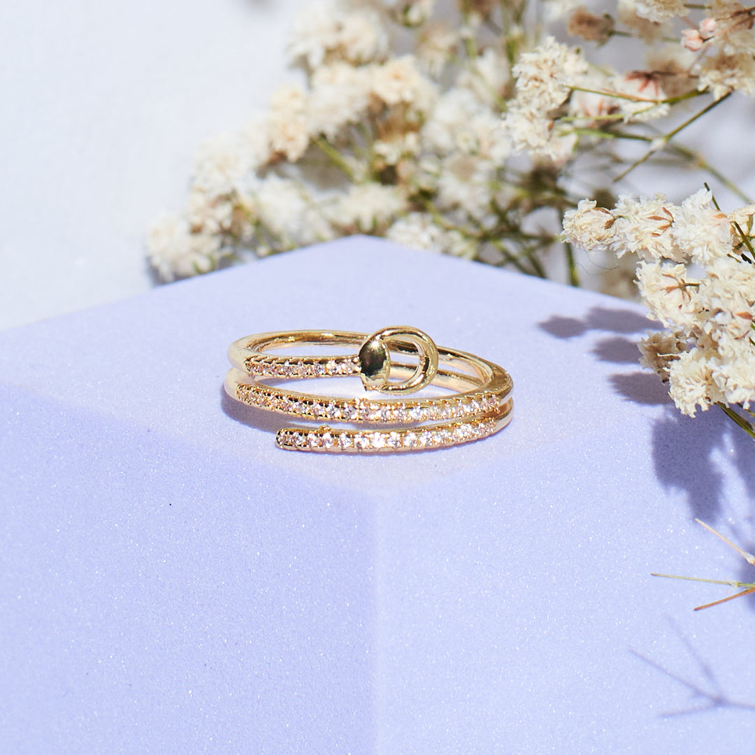 Luxurious Golden Ring