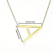 Chic Alphabet Golden Necklace