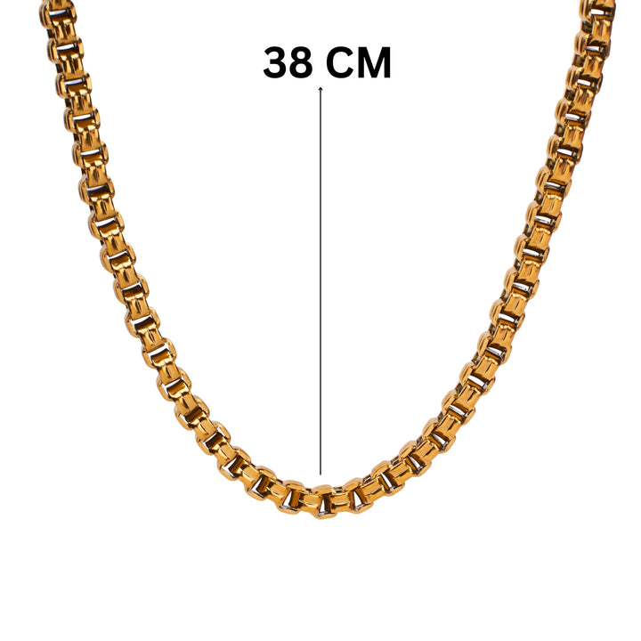 Bold Link Gold Necklace