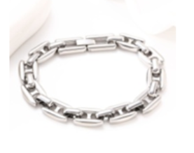 Duo Link Bracelet - Silver | Salty