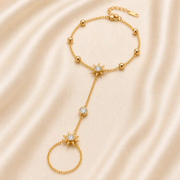 2in1 Celestial Star Ring Bracelet