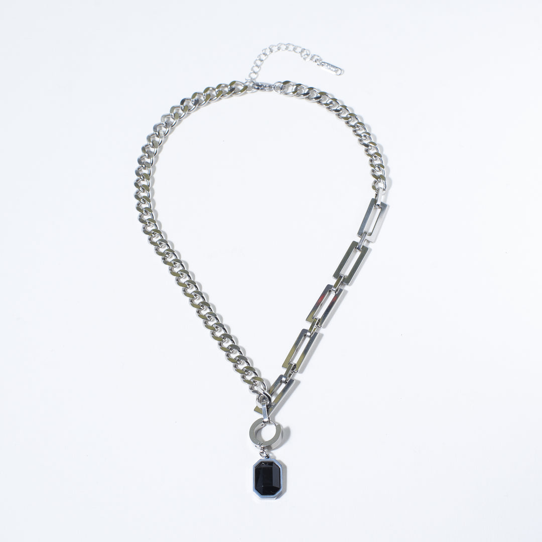 2 in 1 Stellar Shungite Silver Chain and Earring Salty Alpha