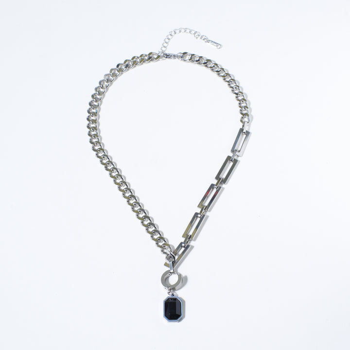 2 in 1 Stellar Shungite Silver Chain and Earring Salty Alpha