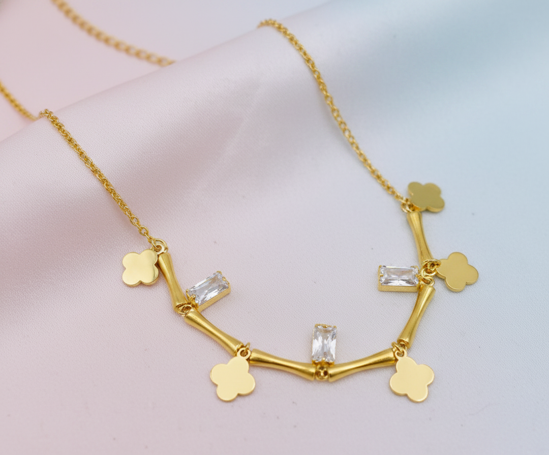 Golden Petal Spark Bracelet