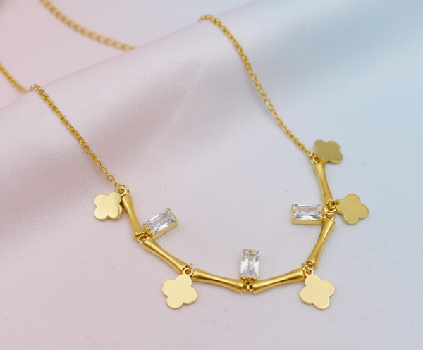Golden Petal Spark Bracelet