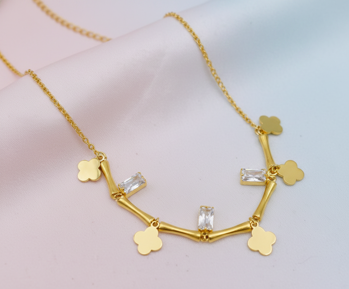 Golden Petal Spark Bracelet